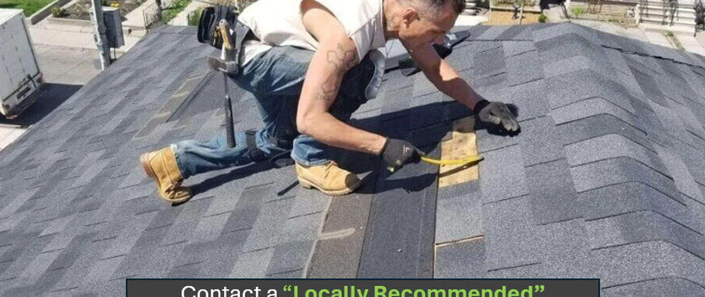 Residential roofing project related to roof replacement after storm