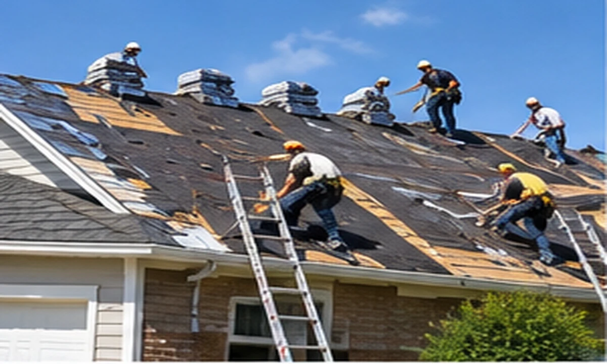 roof replacement near me roofing project